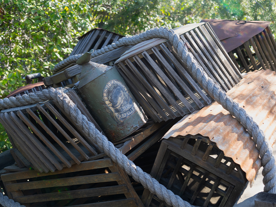 Cans of slug repellant  in The Wizarding World of Harry Potter. 