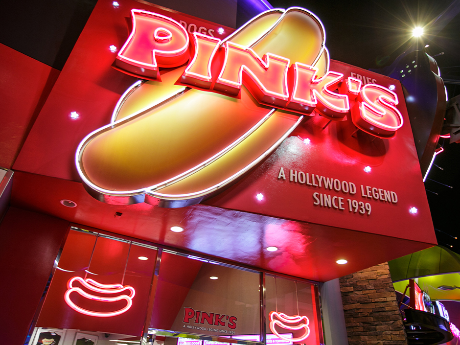 Pink's storefront.