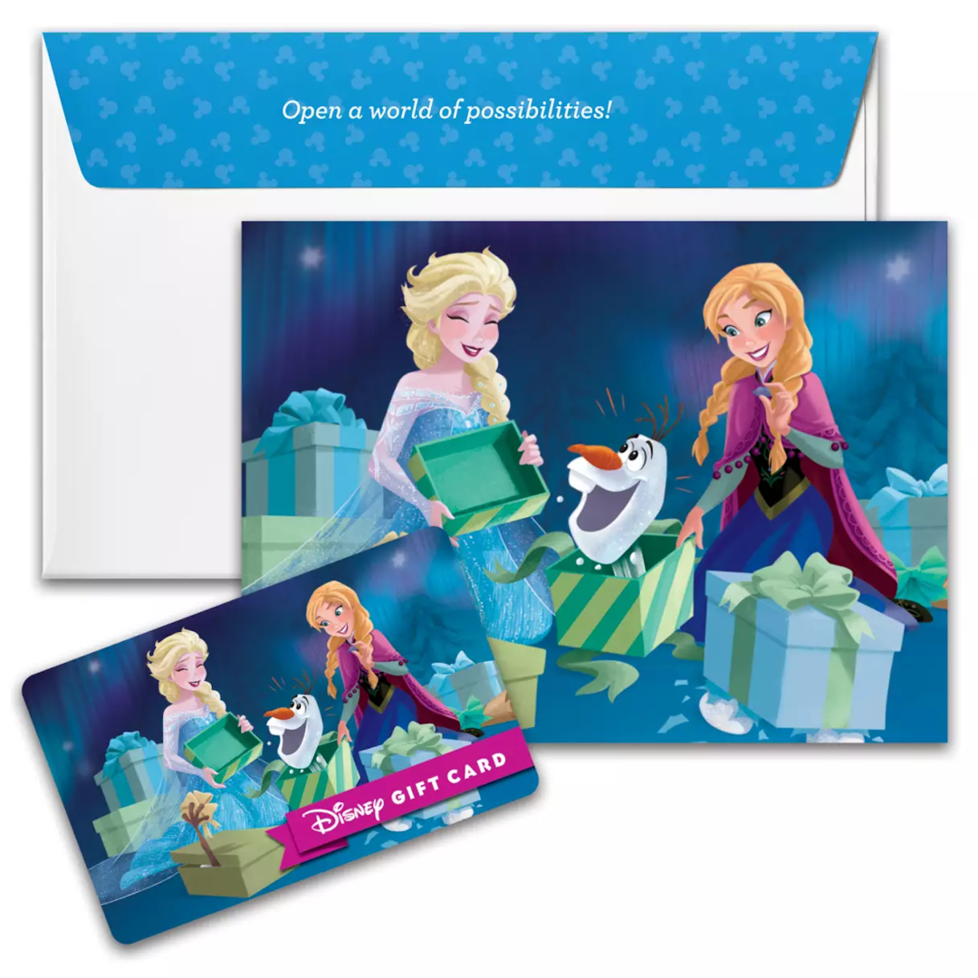 Frozen Warm Hugs Disney Gift Card 
