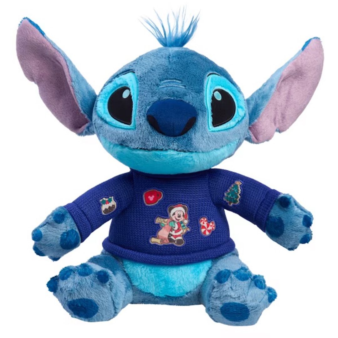 Stitch Holiday Plush with Mickey Mouse Sweater by Just Play - Walmart Exclusive 