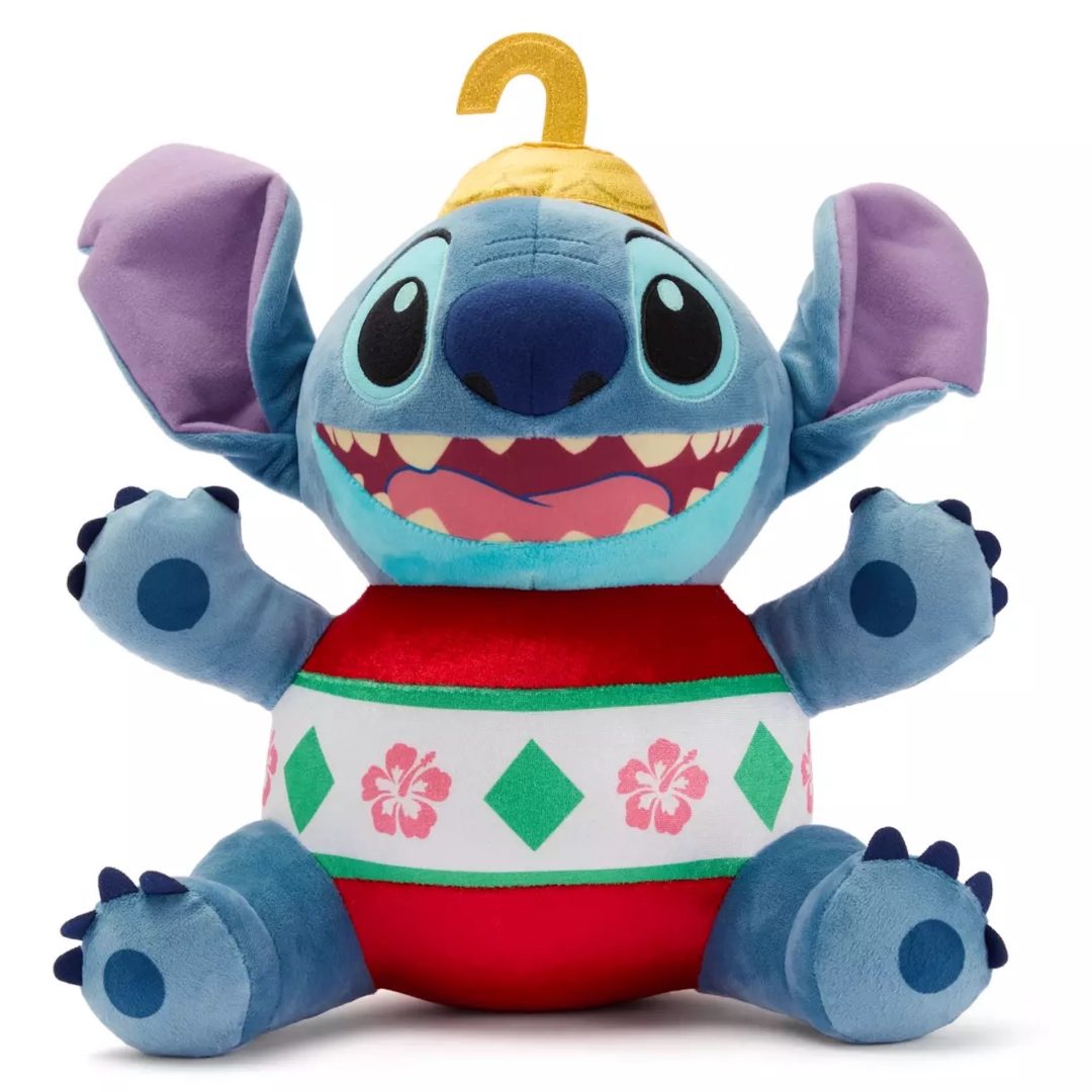 Stitch and Angel Holiday Plush by Disney Store  